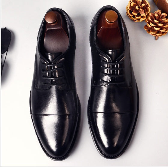 Men's business leather dress shoes