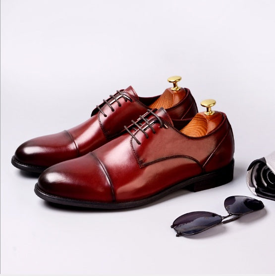 Men's business leather dress shoes